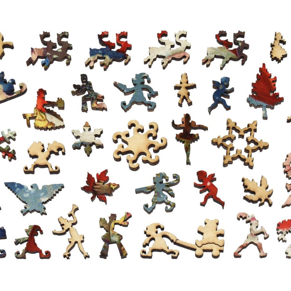 Liberty Puzzles Classic Wooden Jigsaw Puzzle – Christmas Wishes - Picture 4 of 14